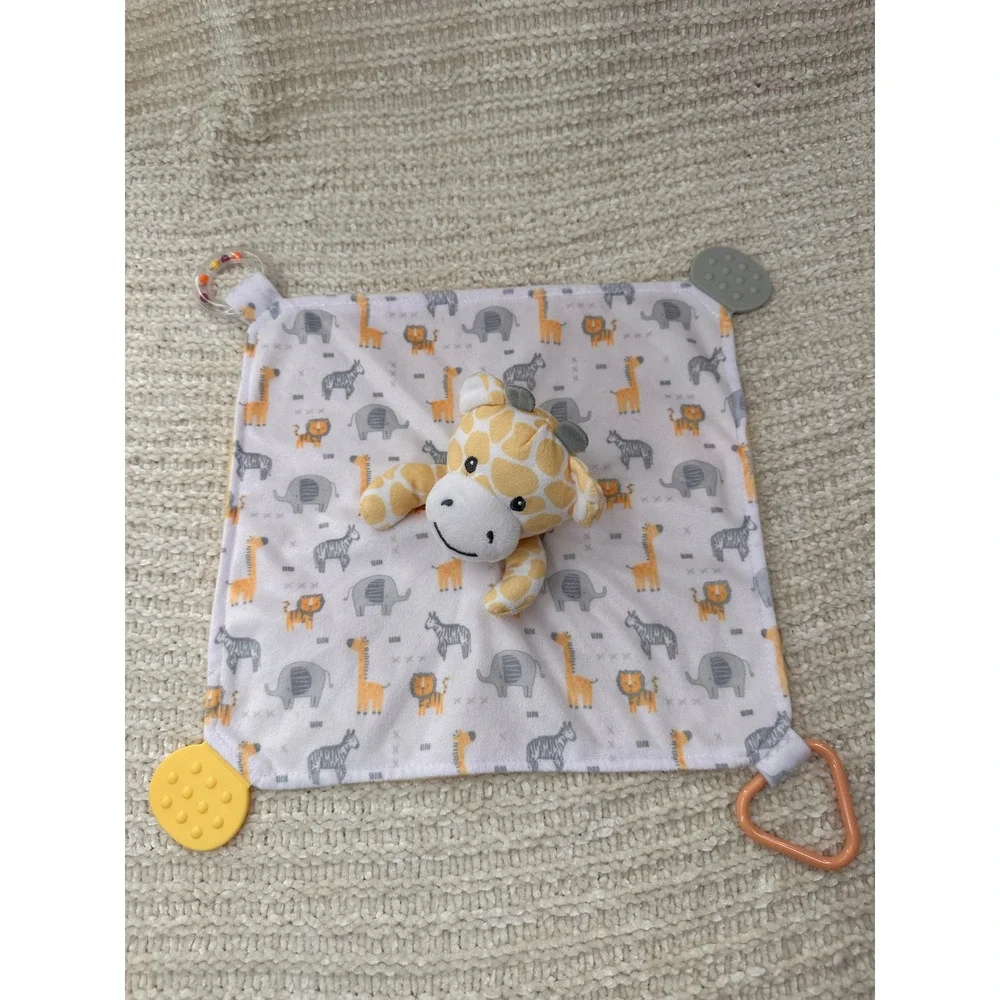 Modern Baby Giraffe Lovey‎ Security Blanket Safari Plush Stuffed Animal Kids Toy